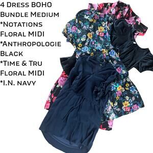 4 Dress BOHO Bundle Medium EUC